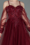 Burgundy Long Haute Couture ABU2789