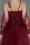 Burgundy Long Haute Couture ABU2789