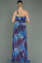 Long Purple Prom Gown ABU3086