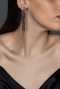 Black Earring UK549