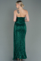 Long Emerald Green Scaly Evening Dress ABU3134