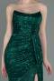 Long Emerald Green Scaly Evening Dress ABU3134