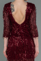 Burgundy Short Evening Dress ABK1599
