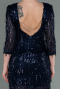 Navy Blue Short Evening Dress ABK1599