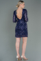Purple Short Evening Dress ABK1599