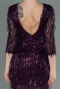 Plum Short Evening Dress ABK1599