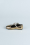 Gold Patterned Kids Shoe HRB185