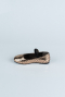 Bronze Patterned Kids Shoe HRB184