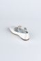 White Satin Kids Shoe HRB185
