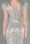 Beige Long Evening Dress ABU881