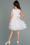 Short Powder Color Girl Dress ABK1769