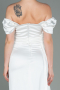 White Mermaid Evening Dress ABU1606
