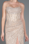 Long Mink Scaly Evening Dress ABU3246