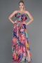 Very Colorful Long Prom Gown ABU3086