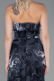 Black-Anthracite Long Prom Gown ABU3086