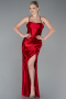 Long Red Prom Gown ABU3247