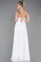 White Long Prom Gown ABU1305