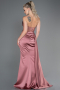 Onion Skin Long Satin Evening Dress ABU6141