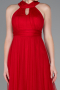 Long Red Prom Gown ABU3252