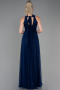 Navy Blue Long Prom Gown ABU3252