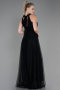 Long Black Prom Gown ABU3252