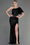 Long Black Mermaid Evening Dress ABU1891