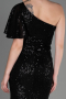 Long Black Mermaid Evening Dress ABU1891