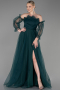 Long Emerald Green Evening Dress ABU2076