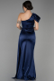 Long Navy Blue Prom Gown ABU3325