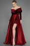 Long Burgundy Evening Dress ABU2083