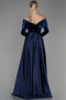 Long Navy Blue Evening Dress ABU2083