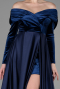 Long Navy Blue Evening Dress ABU2083