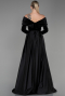 Long Black Evening Dress ABU2083