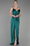 Emerald Green Long Engagement Dress ABU564