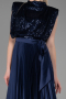 Long Navy Blue Evening Dress ABU3326