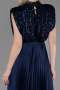 Long Navy Blue Evening Dress ABU3326