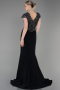 Long Black Mermaid Prom Dress ABU3102