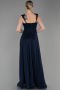 Navy Blue Long Evening Dress ABU2307