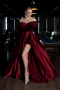 Long Burgundy Evening Dress ABU2083