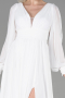 Long White Chiffon Evening Dress ABU1702