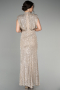 Mink Long Scaly Evening Dress ABU2752