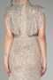 Mink Long Scaly Evening Dress ABU2752