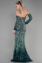 Long Emerald Green Mermaid Prom Dress ABU3396