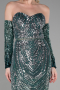 Long Emerald Green Mermaid Prom Dress ABU3396