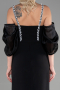 Long Black Invitation Dress ABU2911