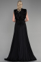 Black Long Evening Dress ABU3326