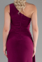 Plum Long Evening Dress ABU2964