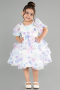 Short White Girl Dress ABK1768