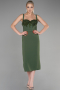 Olive Drab Midi Night Dress ABK1819