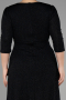 Long Black Plus Size Evening Dress ABU3504
